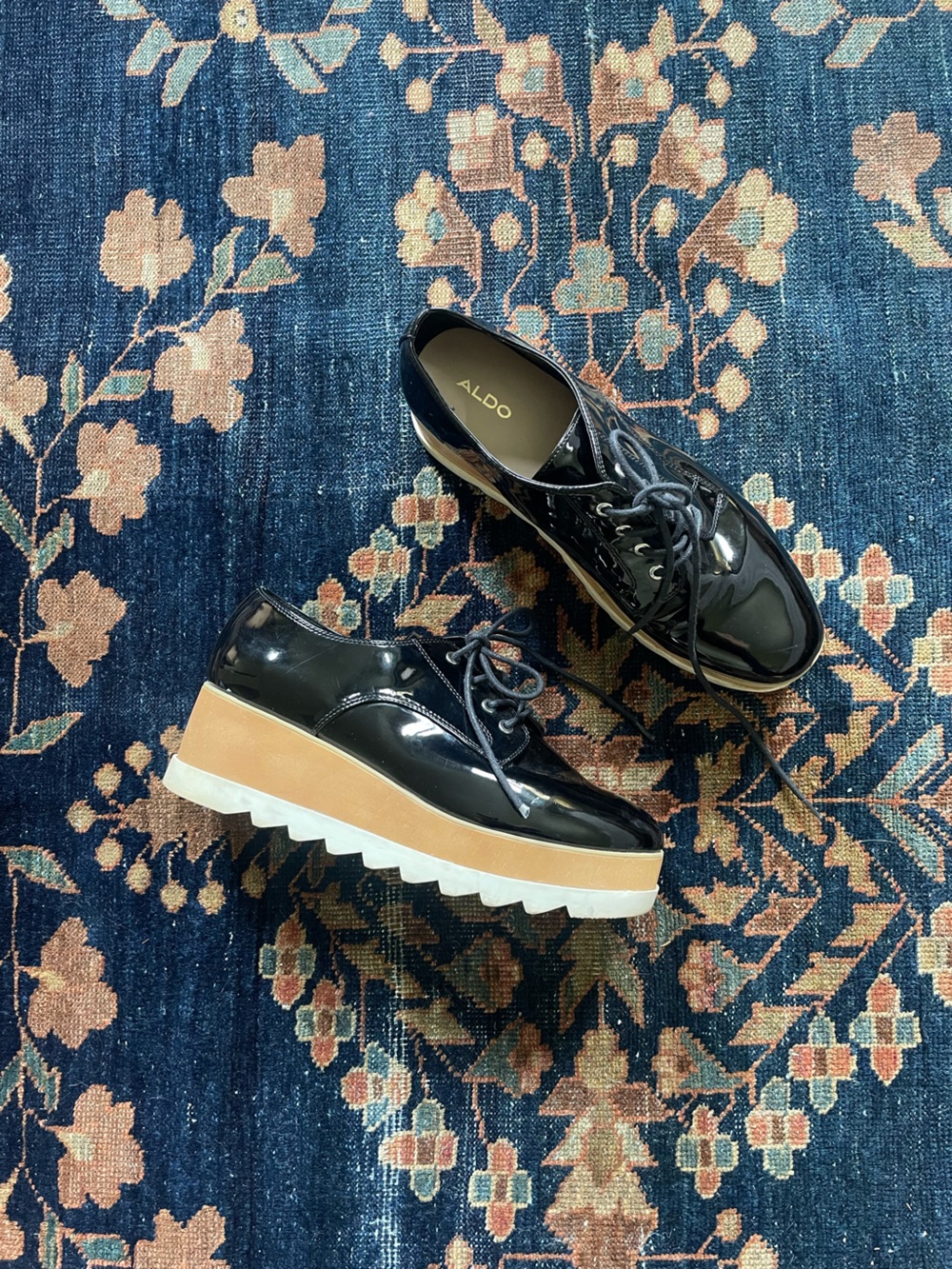 Platform Patent Leather Loafer
